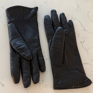 Black Leather Gloves women’s